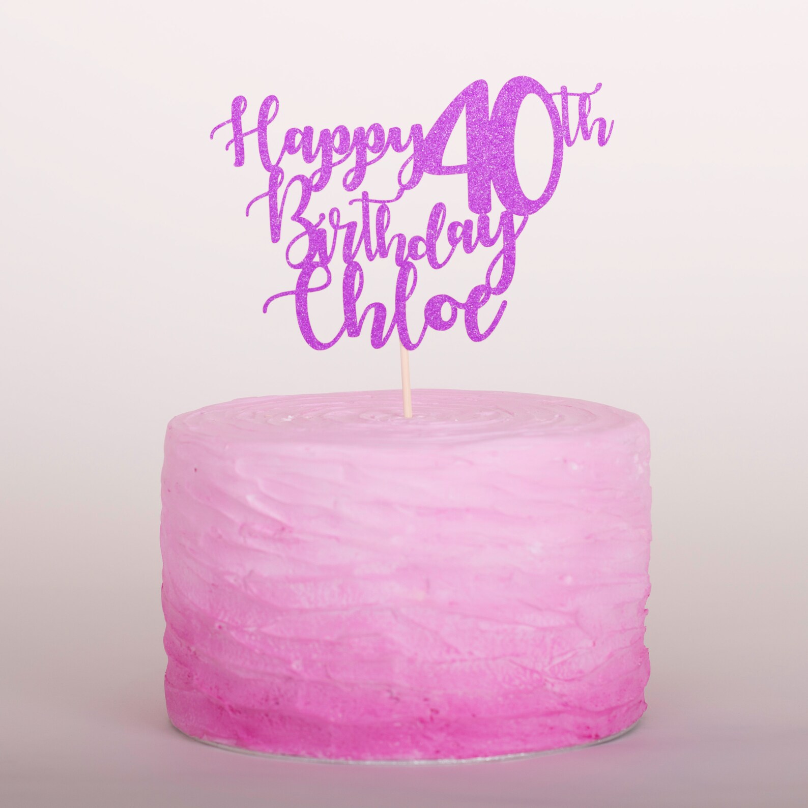 Happy Birthday Cake Topper Personalised Birthday Cake Topper Etsy UK