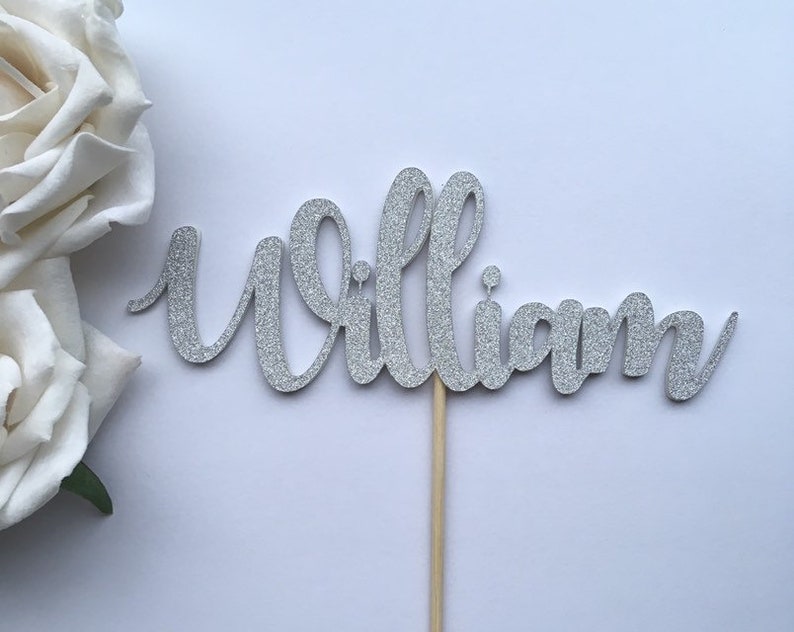 Name Cake Topper Birthday Cake Topper Personalised Birthday - Etsy UK