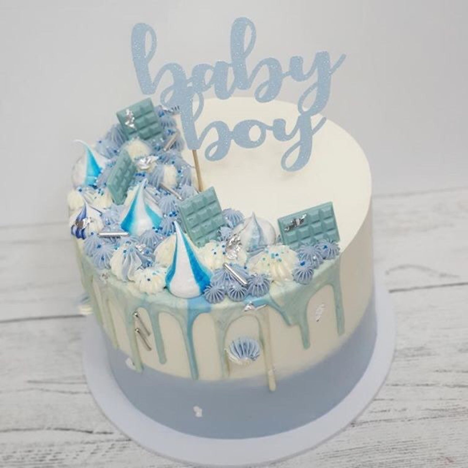 Baby Boy Baby Shower Cake Topper Baby Boy Cake Topper Baby Etsy UK
