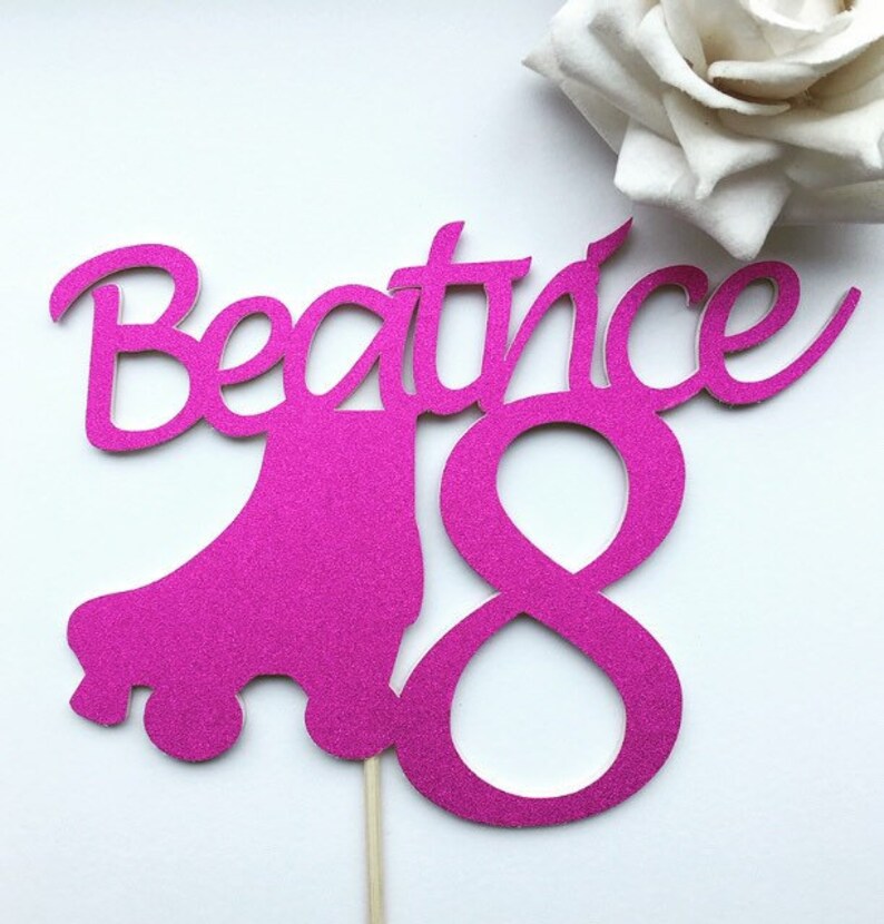 Roller Skate Cake Topper Roller Skate Roller Skate Topper Etsy UK