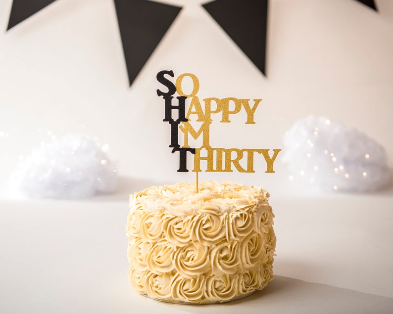 Cake with age written on it