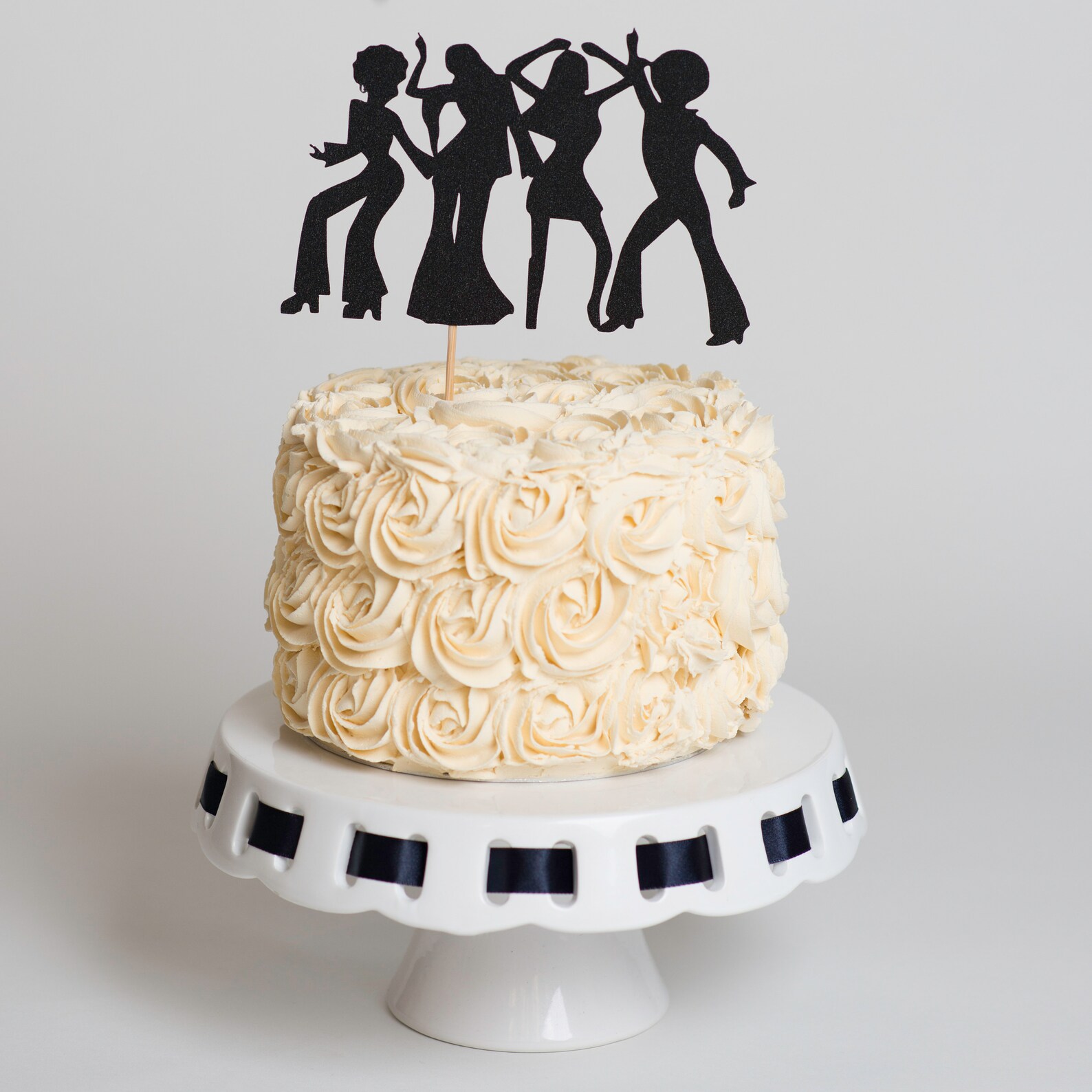 Disco Cupcake Toppers Pack of 12 Disco Toppers 70s Theme Etsy