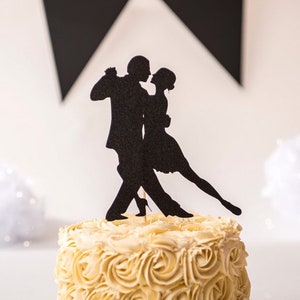 Salsa Dancing Cake Topper, Couple Dancing Cake Topper, Dance Party Decorations, Tango, Ballroom Dancing, Salsa