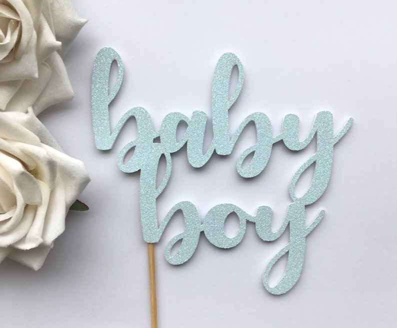 Baby Boy Baby Shower Cake Topper Baby Boy Cake Topper Cake Etsy