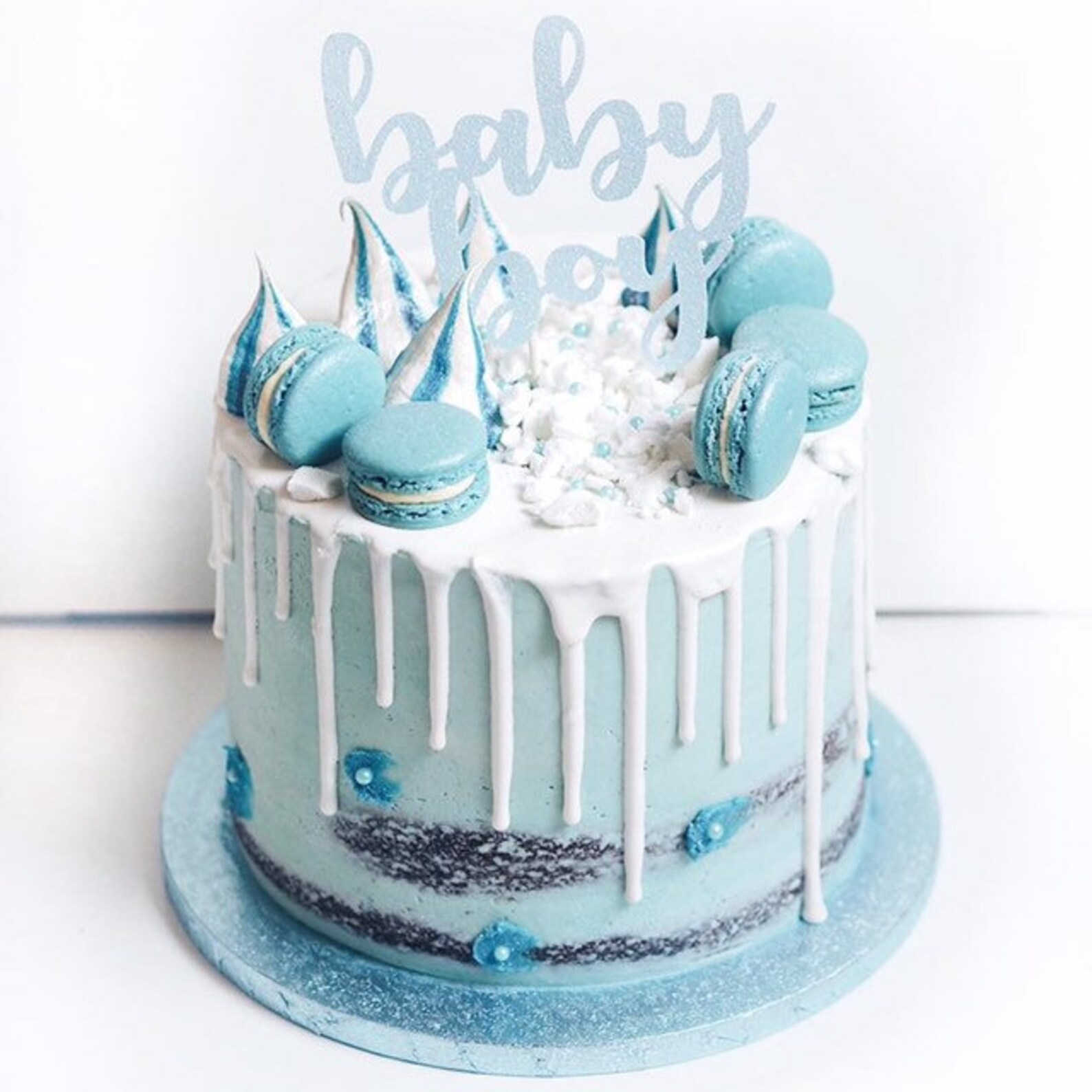 Baby Boy Baby Shower Cake Topper Baby Boy Cake Topper Baby Etsy UK