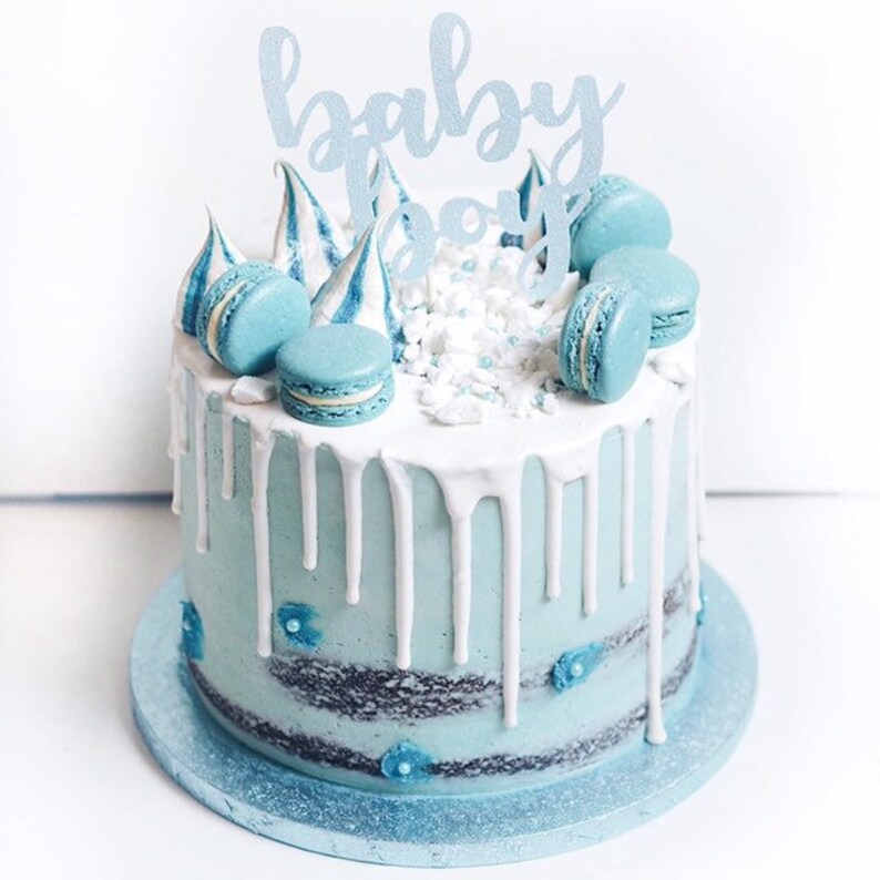 Baby Boy Baby Shower Cake Topper Baby Boy Cake Topper Baby Etsy UK