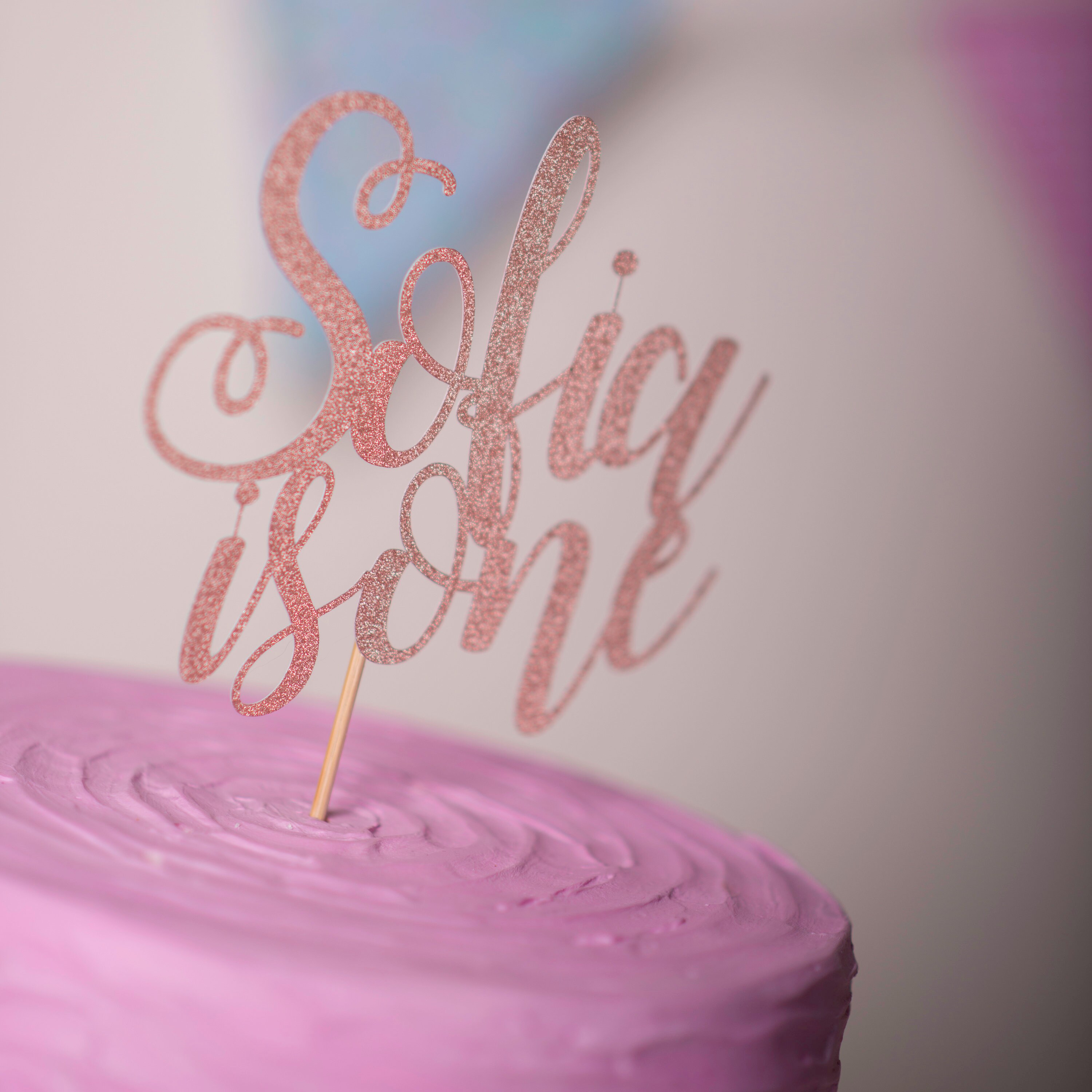 Personalised Birthday Cake Topper Name and Age Cake Topper Etsy UK