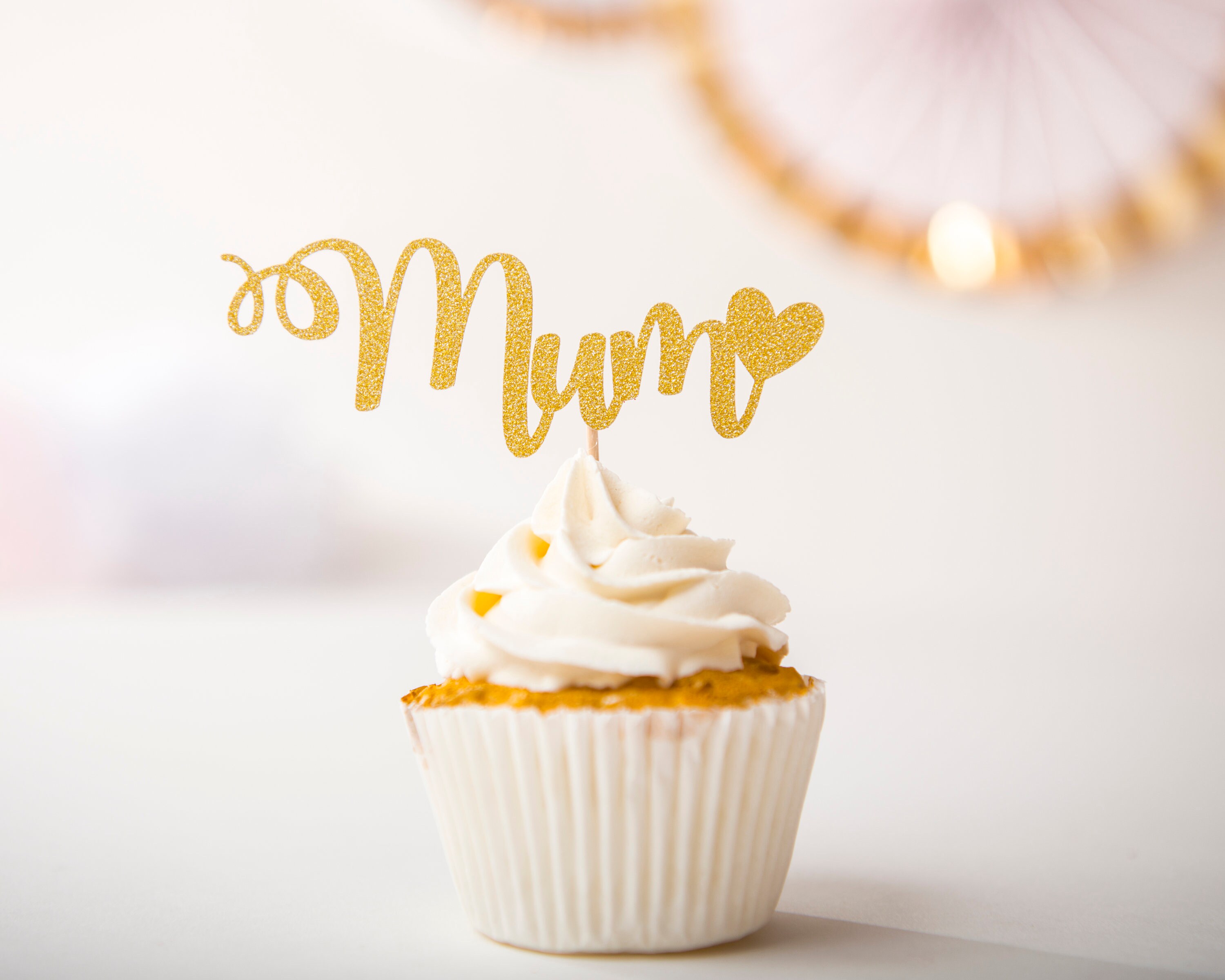 Mother's Day Cupcake Toppers Personalised Name Cupcake - Etsy