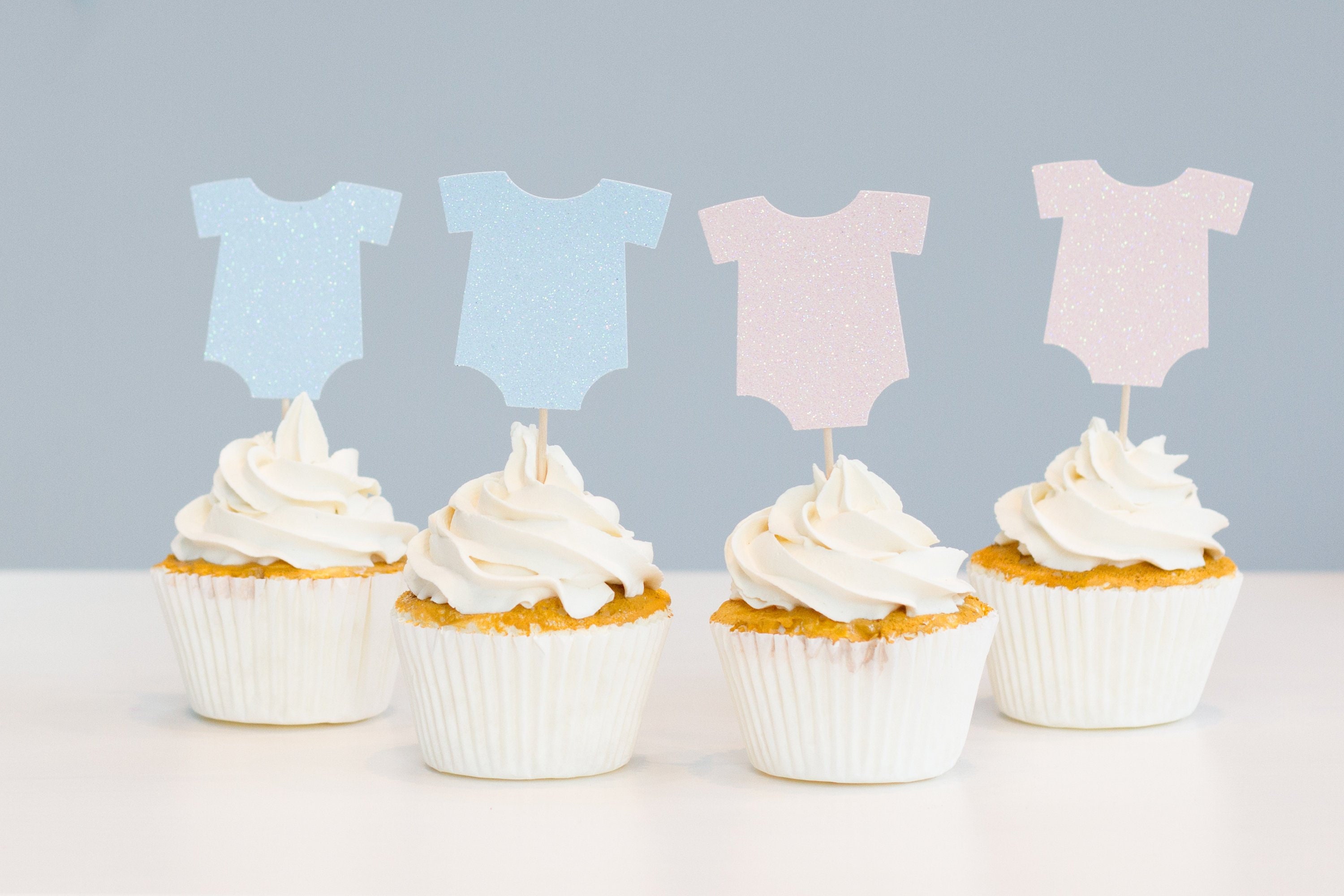 Baby Shower Cupcake Toppers Baby Vest Cupcake Toppers Baby Etsy Baby Shower Cupcake Toppers Baby Vest Cupcake Toppers Baby Etsy