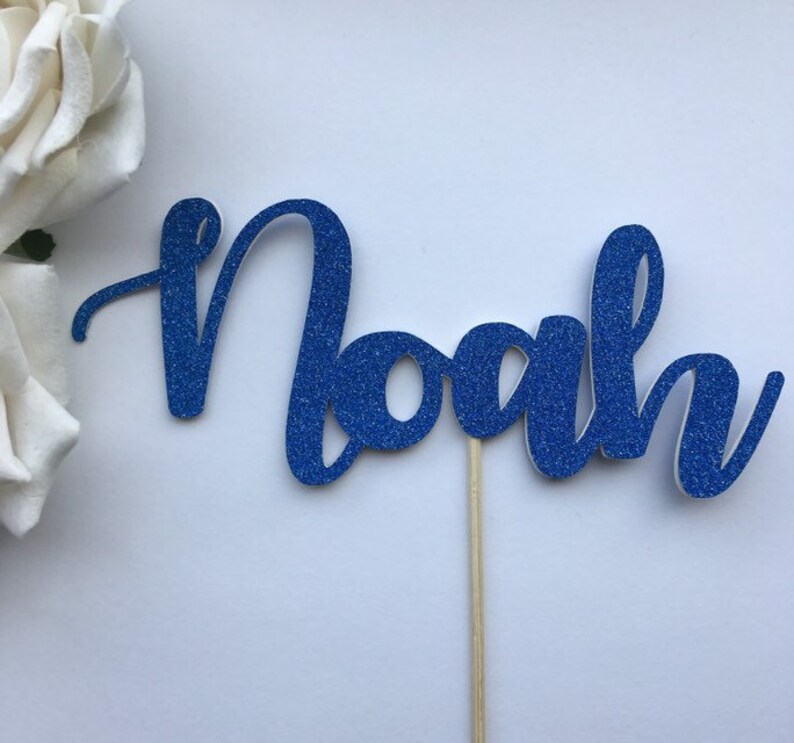 Name Cake Topper Birthday Cake Topper Personalised Birthday Etsy UK