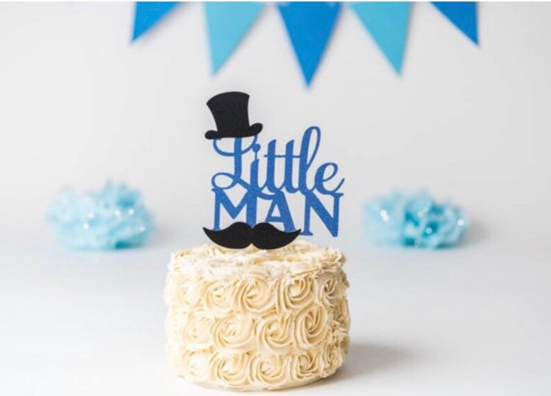 Top Hat Cupcake Toppers Top Hat Party Decor Baby Shower Boy Etsy