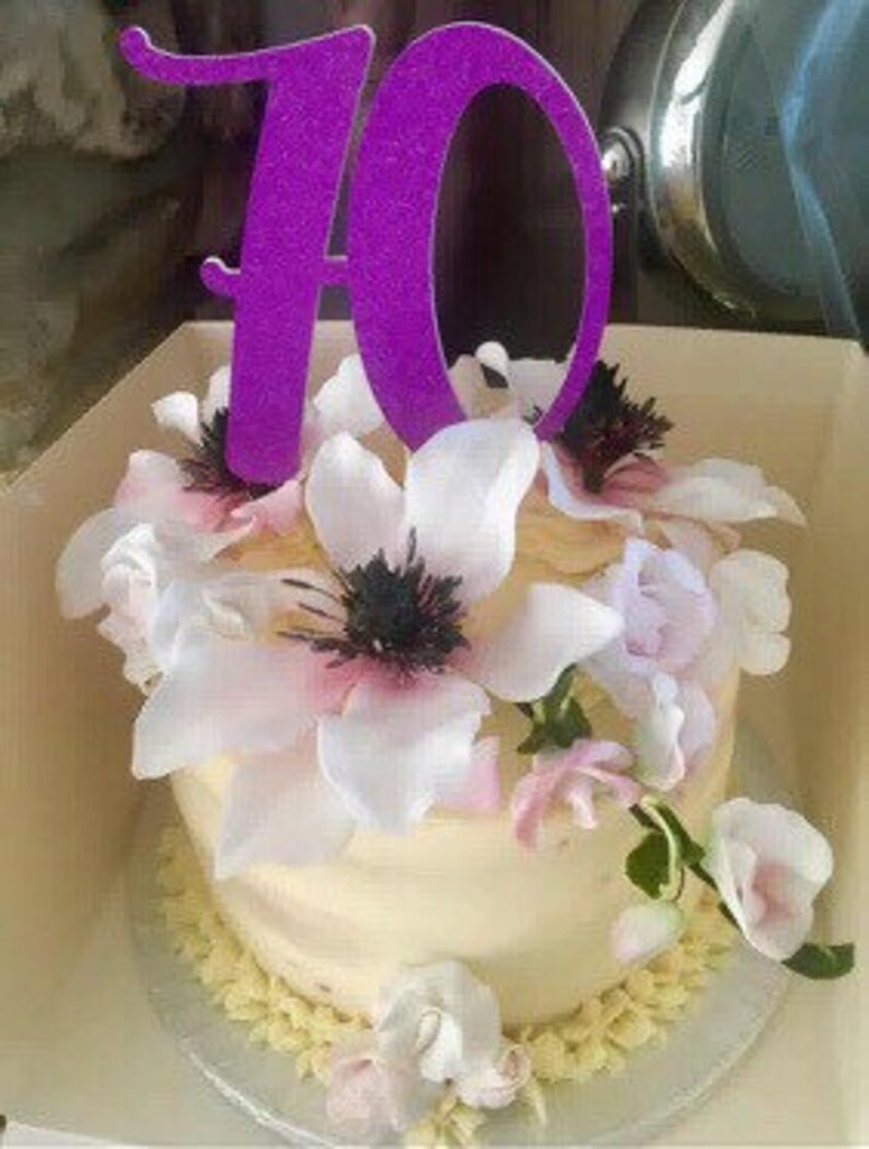 Number Cake Topper Age Cake Topper Age/number Cake Topper Etsy UK