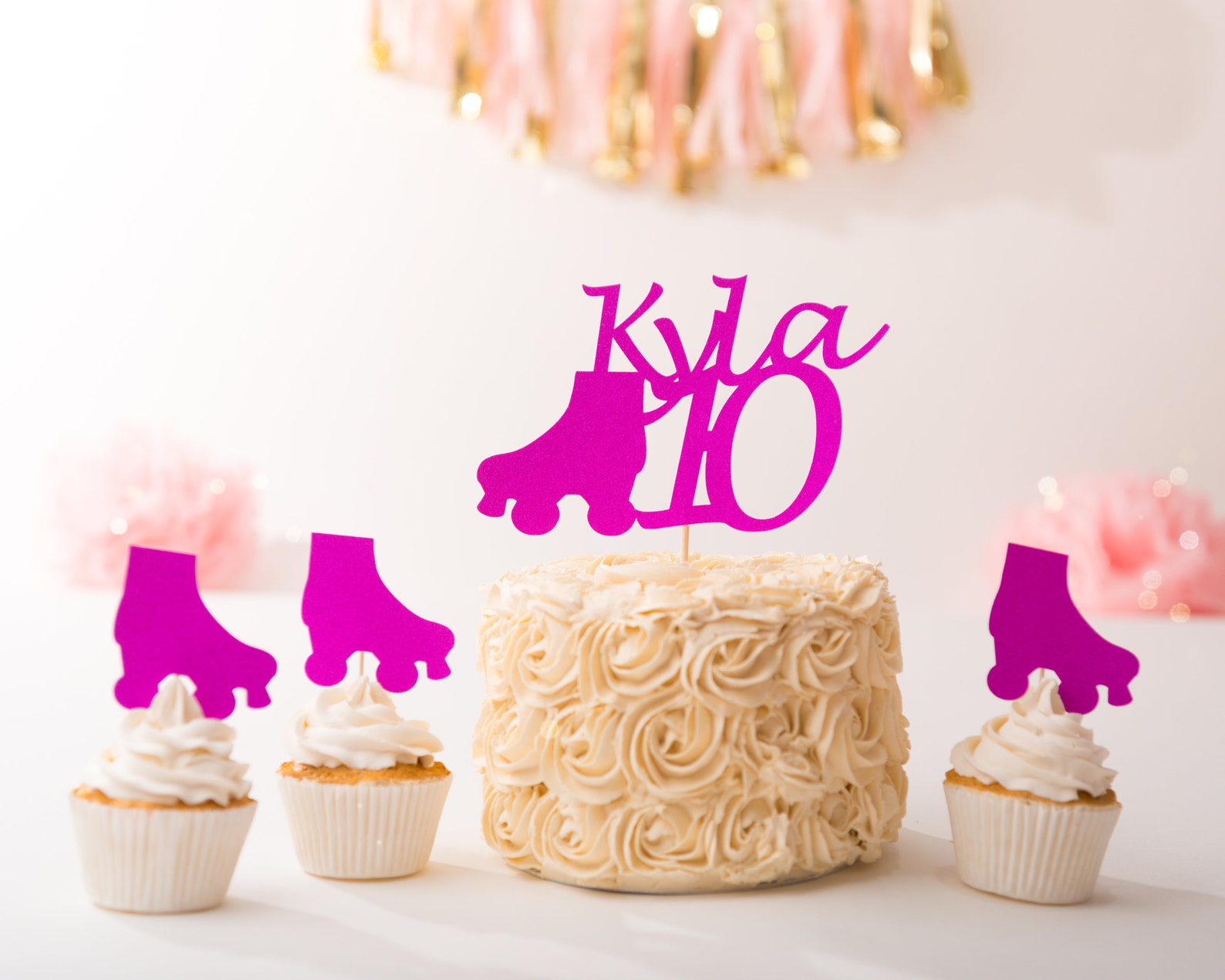 Roller Skate Cake Topper Roller Skate Roller Skate Topper Etsy UK