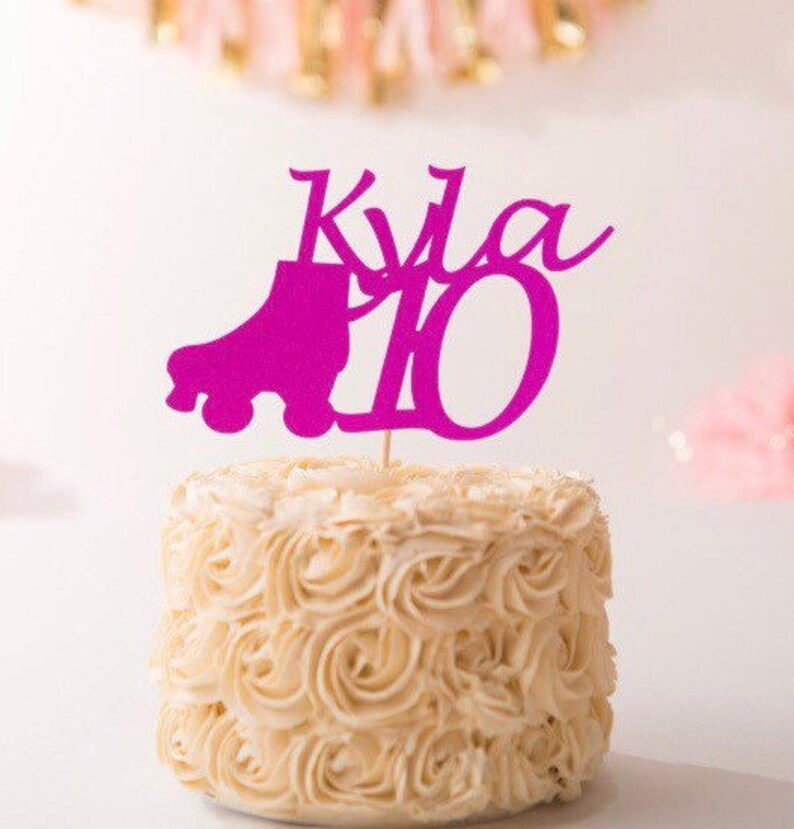 Roller Skate Cake Topper Roller Skate Roller Skate Topper Etsy UK