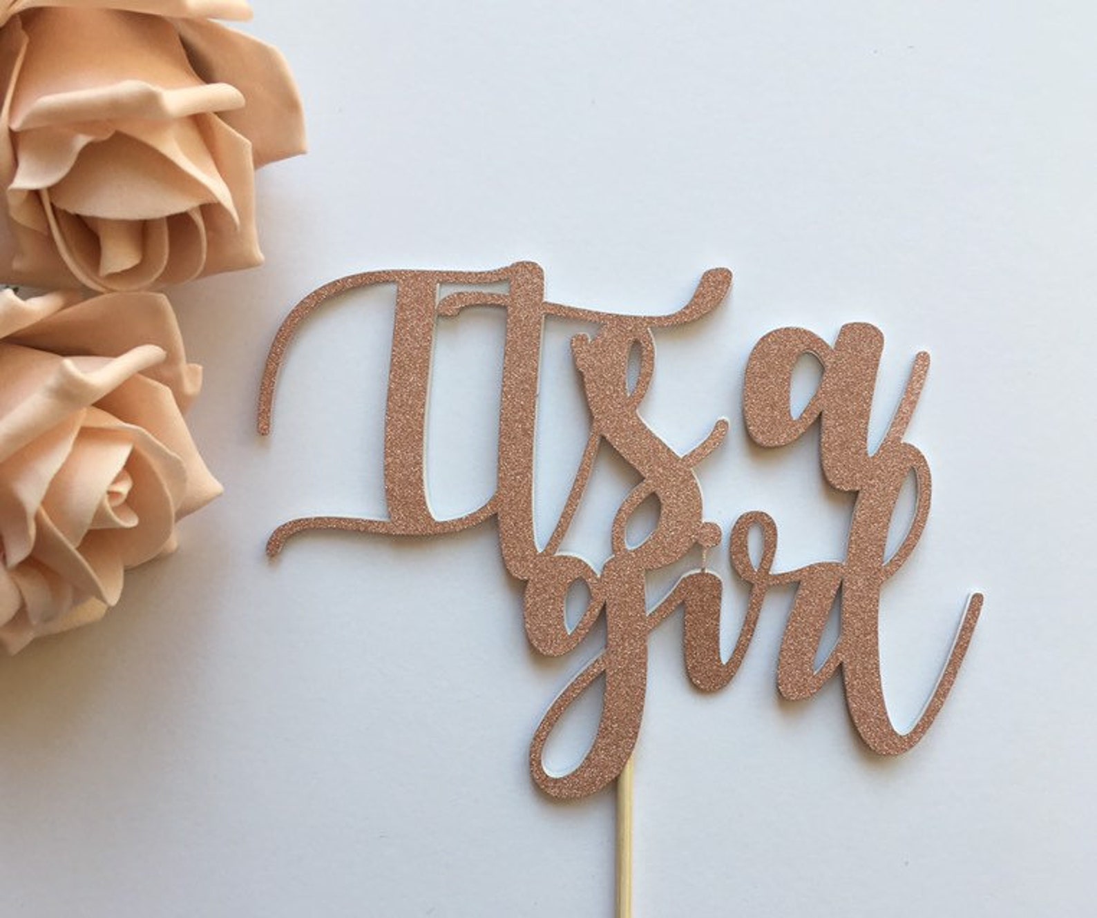 Its a Girl Cake Topper Its A Girl Baby Shower Cake Topper - Etsy UK