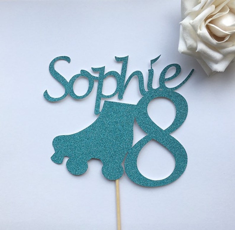 Roller Skate Cake Topper Roller Skate Roller Skate Topper Etsy UK