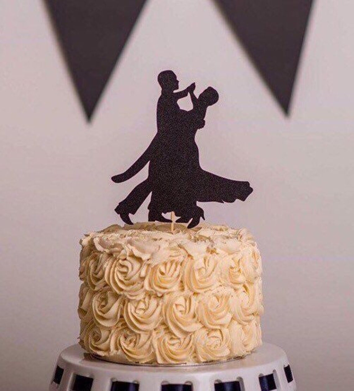 Ballroom Dancing Cake Topper Couple Dancing Cake Topper Etsy