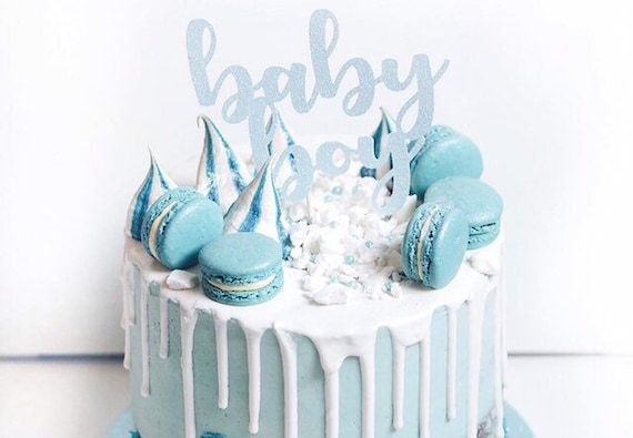 baby boy cake decorations