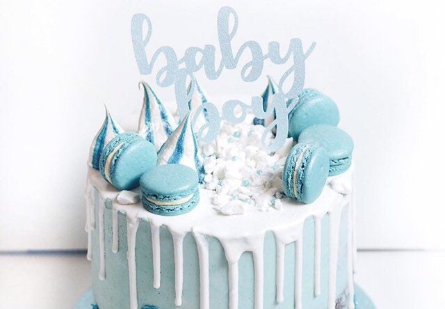 Baby boy baby shower cakes deals