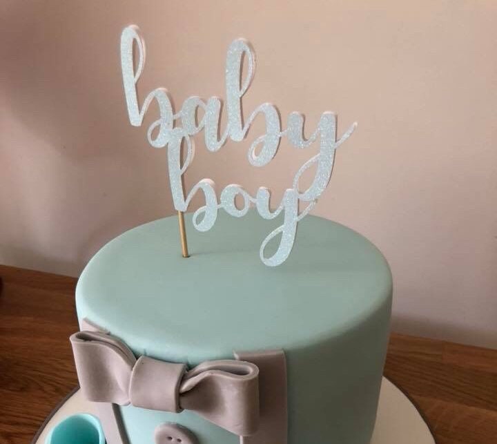 Baby Boy Baby Shower Cake Topper Baby Boy Cake Topper Baby Etsy Australia