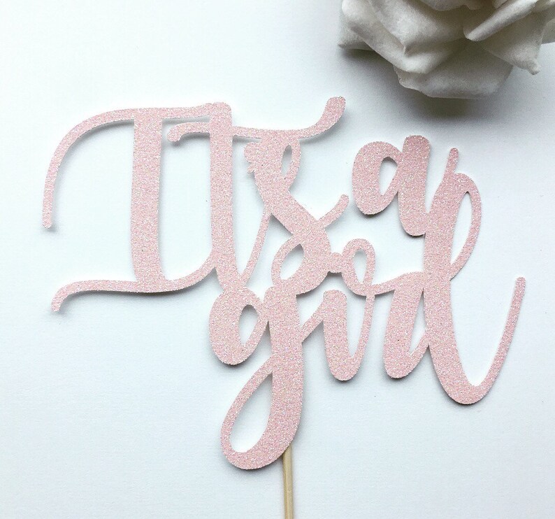 Its a Girl Cake Topper Its A Girl Baby Shower Cake Topper - Etsy UK
