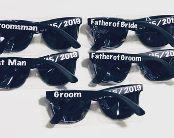 Personalized sunglasses for any event, Custom Sunglasses, Bachelorette Sunglasses, Bridal Party Gifts, Bachelor Party, Bride Sunglassses