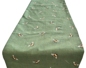 Bee Print,  Table Runner, 1m, 1.5m, 1.95m x 30cm, **Last One**, Gift Idea