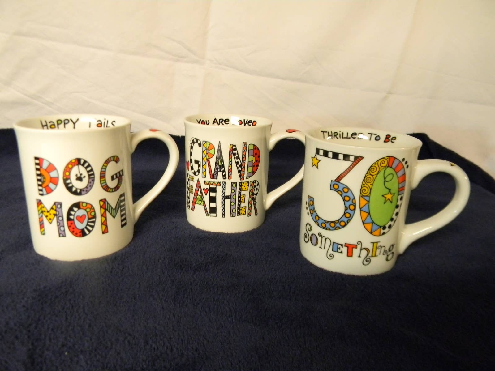 Our Name Is Mud Grandfather Mug - Lorrie Veasey Cuppa Doodle Design, 4.5 Inch Porcelain - View #9