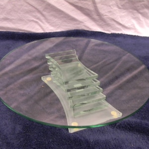 PartyLite Stratus 3-Wick Candle Holder / Pillar Candle Tray