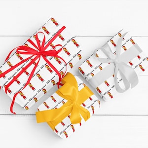 Inpakpapier Peanut Smuggler, gigantische rollen en vellen, gepersonaliseerd, milieuvriendelijk, dikke kwaliteit, cadeaupapier op maat grappige grap