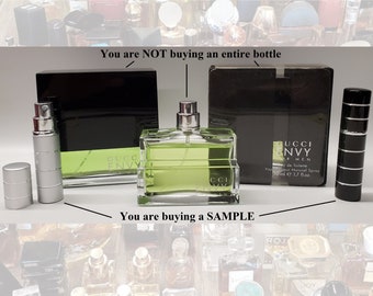 Vintage Gucci Envy for Men Cologne by Gucci ~ eau de toilette ~ 1000% Authentic Cologne Samples