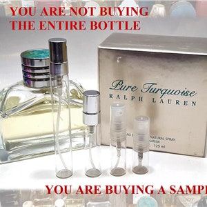Pure Turquoise EDP by Ralph Lauren Perfume SAMPLES DECANTS