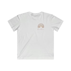 Youth Brother Pocket Tee Muted Rainbow, Rainbow Brother Shirts, Family Matching Birthday Shirt, Brother Sister Matching, Sibling Shirts