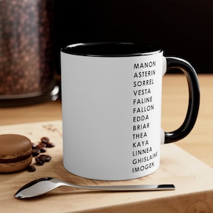 The Thirteen Witches, Throne of Glass Mug, Sarah J Maas Series, Book Lovers Coffee Mug, Manon Asterin Sorrel, Fantasy Book Lover Coffee Mug