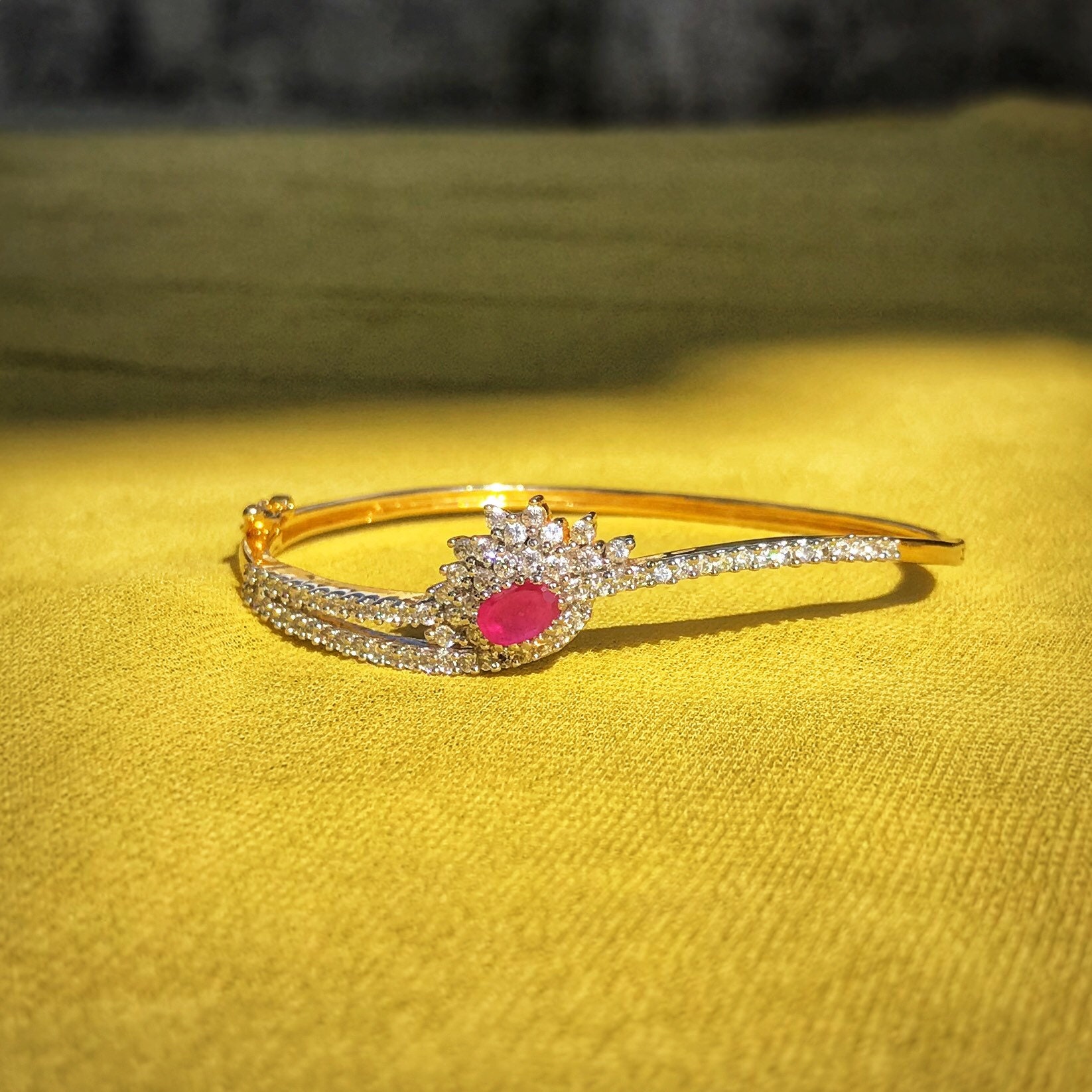 Cubic Zirconia Color Gemstone Bracelet for Women Ready to Etsy