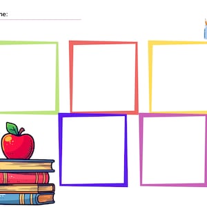 Family Members Drawing Worksheet: Homeschool Activity (PDF)