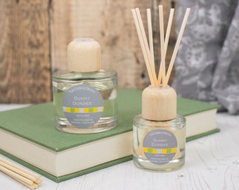 Sunny Dundee reed diffuser; reed diffuser refill; Dundee edition