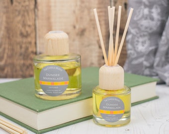 Dundee Marmalade reed diffuser; reed diffuser refill; Dundee edition