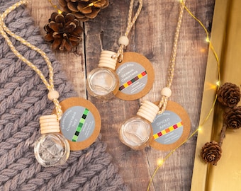 Christmas Scented Car Air Freshener: Festive Tree Decoration