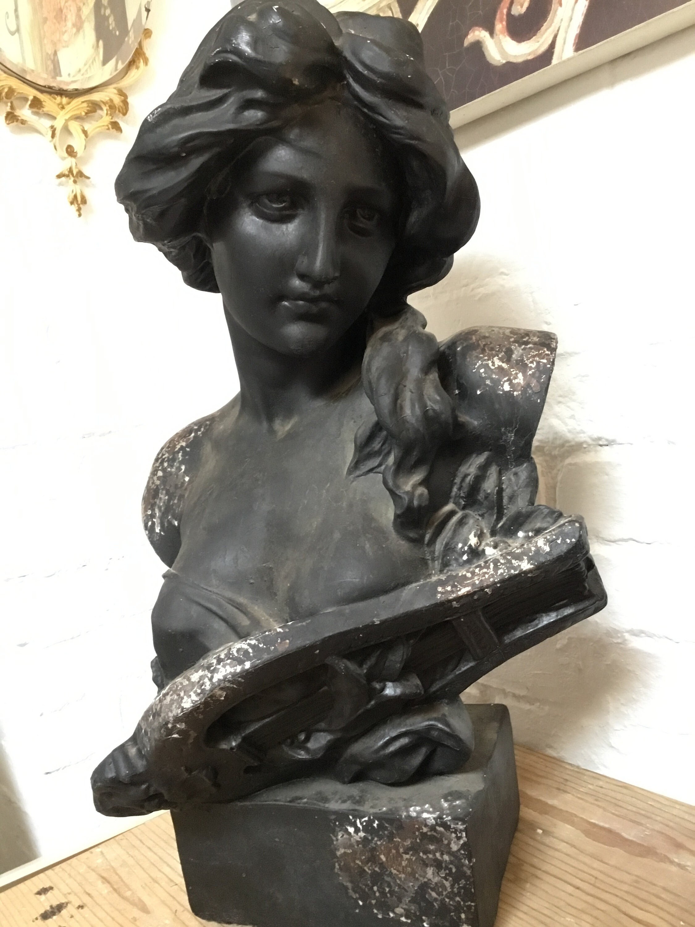 Stunning Large Classical Female Bust Statue Etsy UK