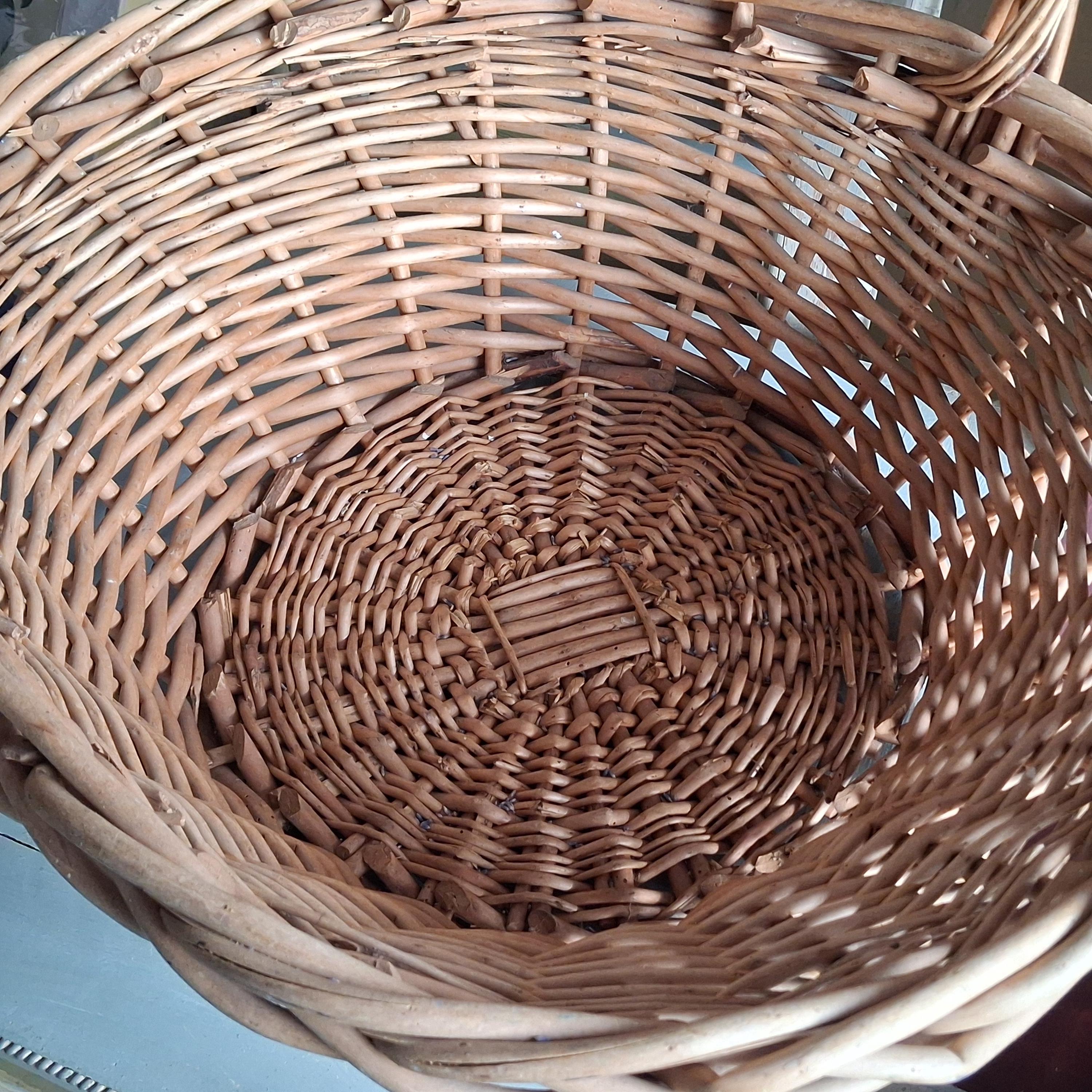 Giant Oversized Large Wicker Basket 60cm High x 67cm Wide - Etsy 日本