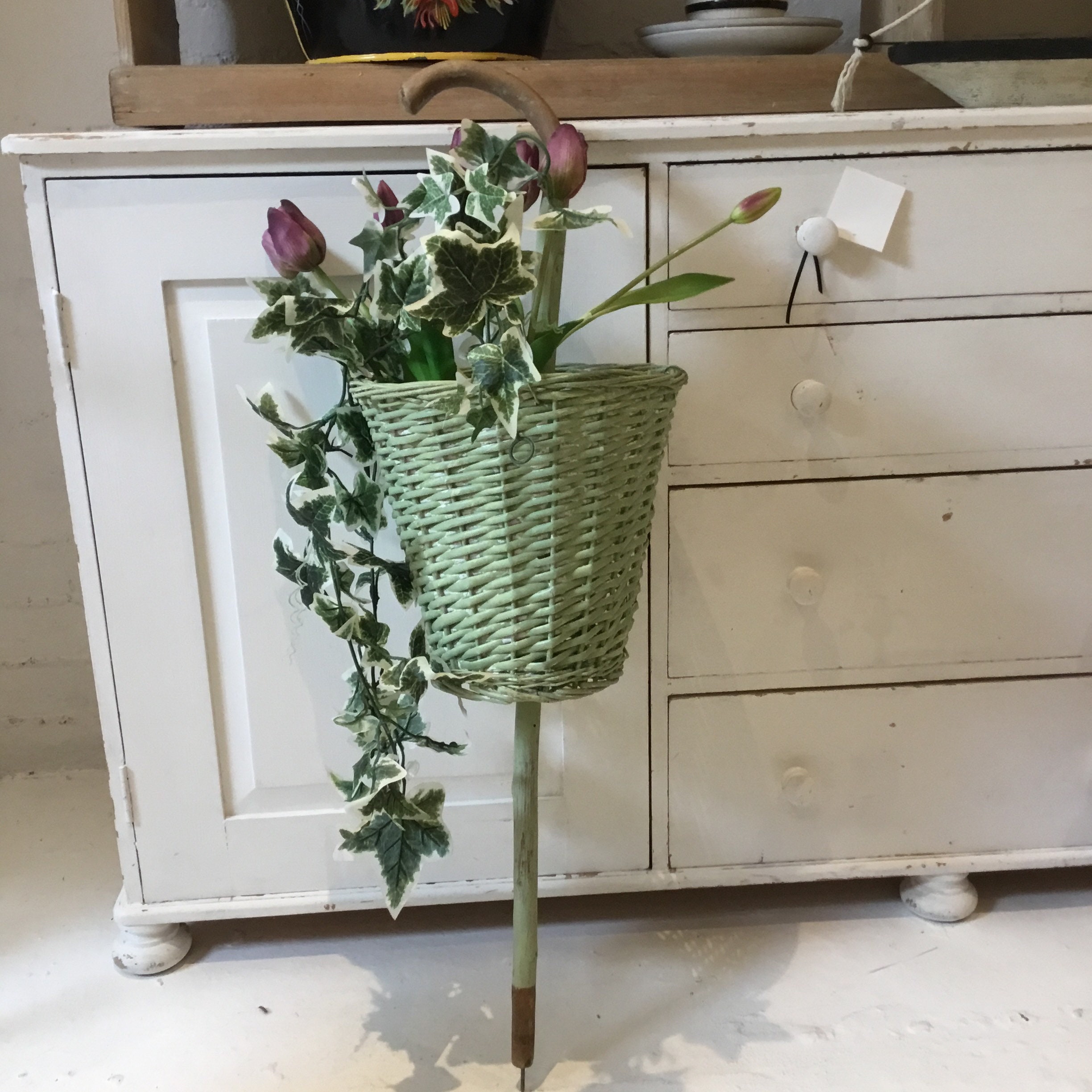 Stunning Vintage Flower Picking Basket / Florist Display Etsy