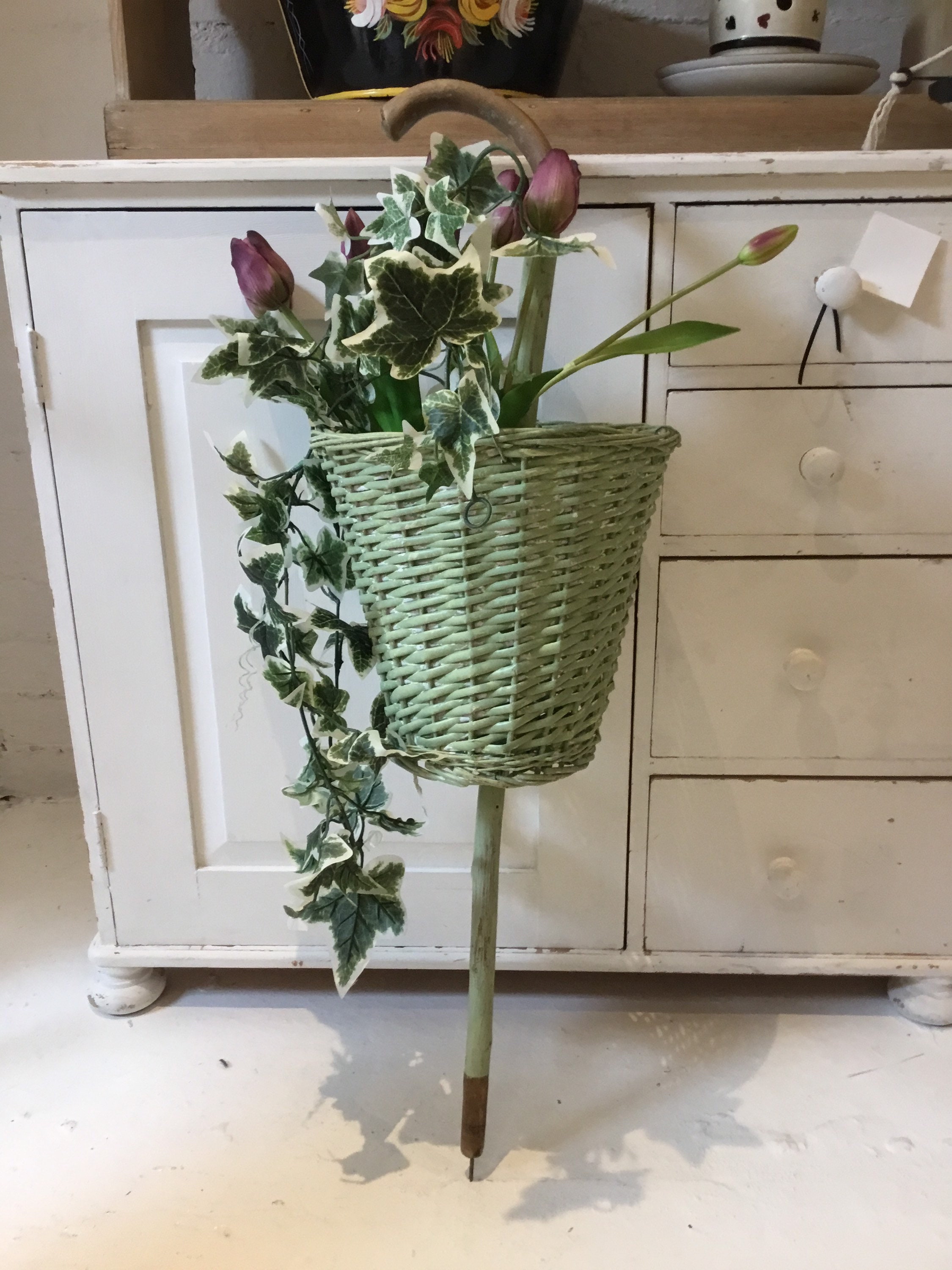 Stunning Vintage Flower Picking Basket / Florist Display Etsy
