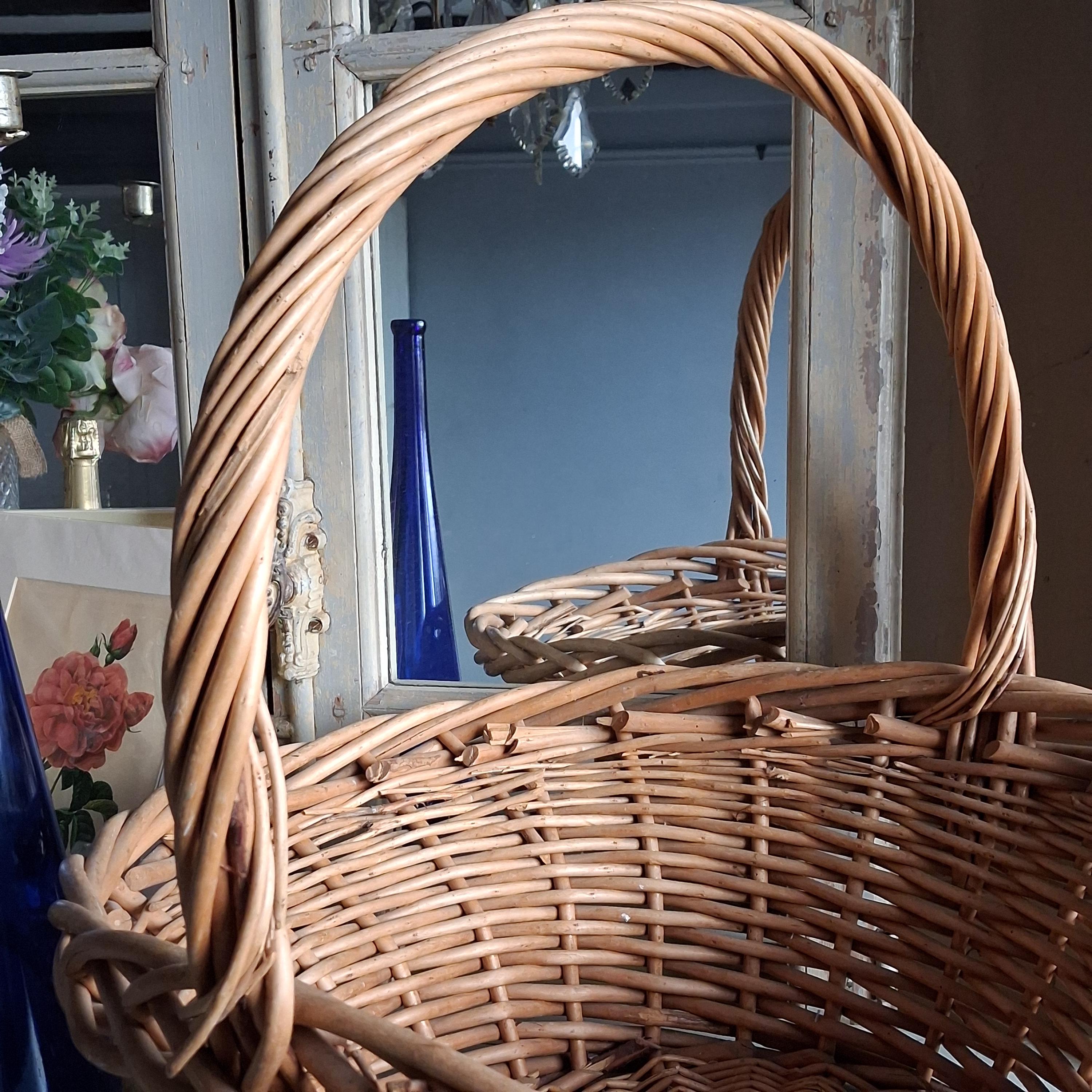 Giant Oversized Large Wicker Basket 60cm High x 67cm Wide - Etsy 日本