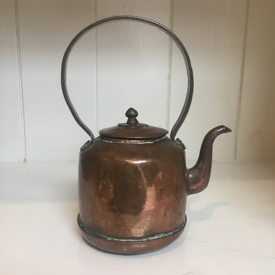 Vintage Copper Japanese Ceremonial Teapot 15cm High Etsy