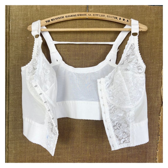 60s Vintage White Retro Bra Lady Mary of Sweden. Retro Plus Size Bra With Front  Closing. Plus Size Vintage Bra. 46C 105C -  Canada