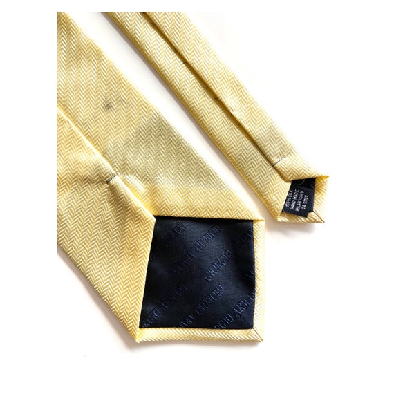 Wide width vintage necktie by Giorgio Armani Crav… - image 2