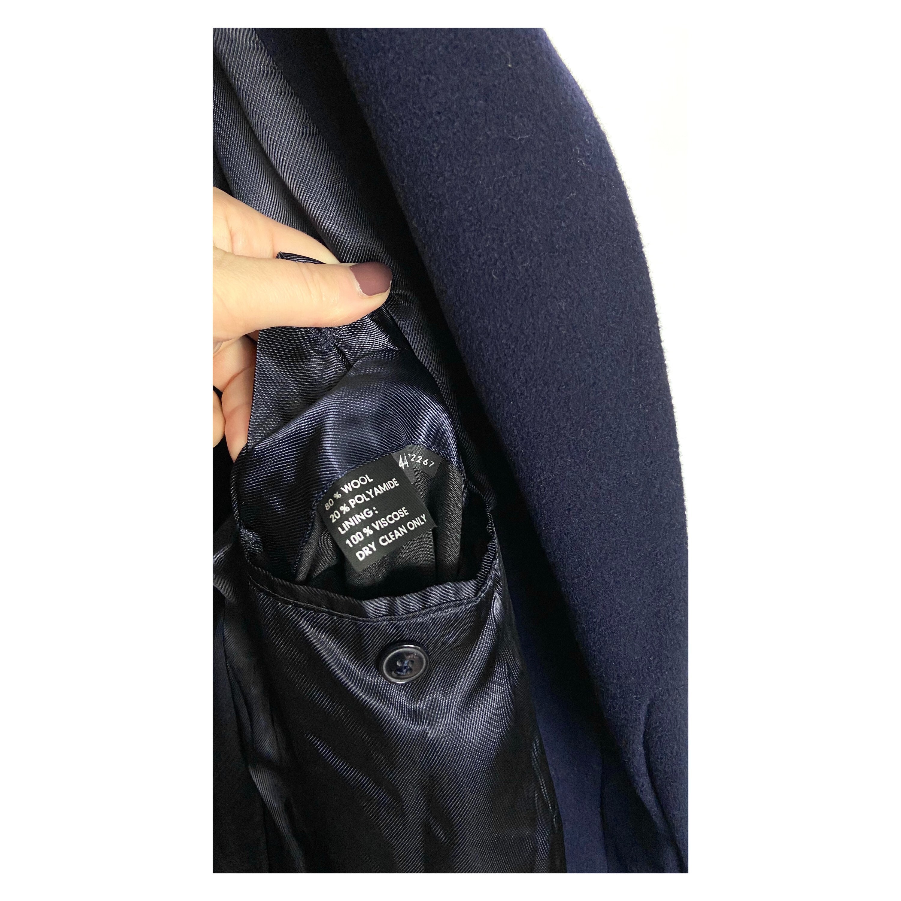 Mens Light Blue Wool Overcoat – Modern Long Coat with Classic Tailored Fit in Sky Blue