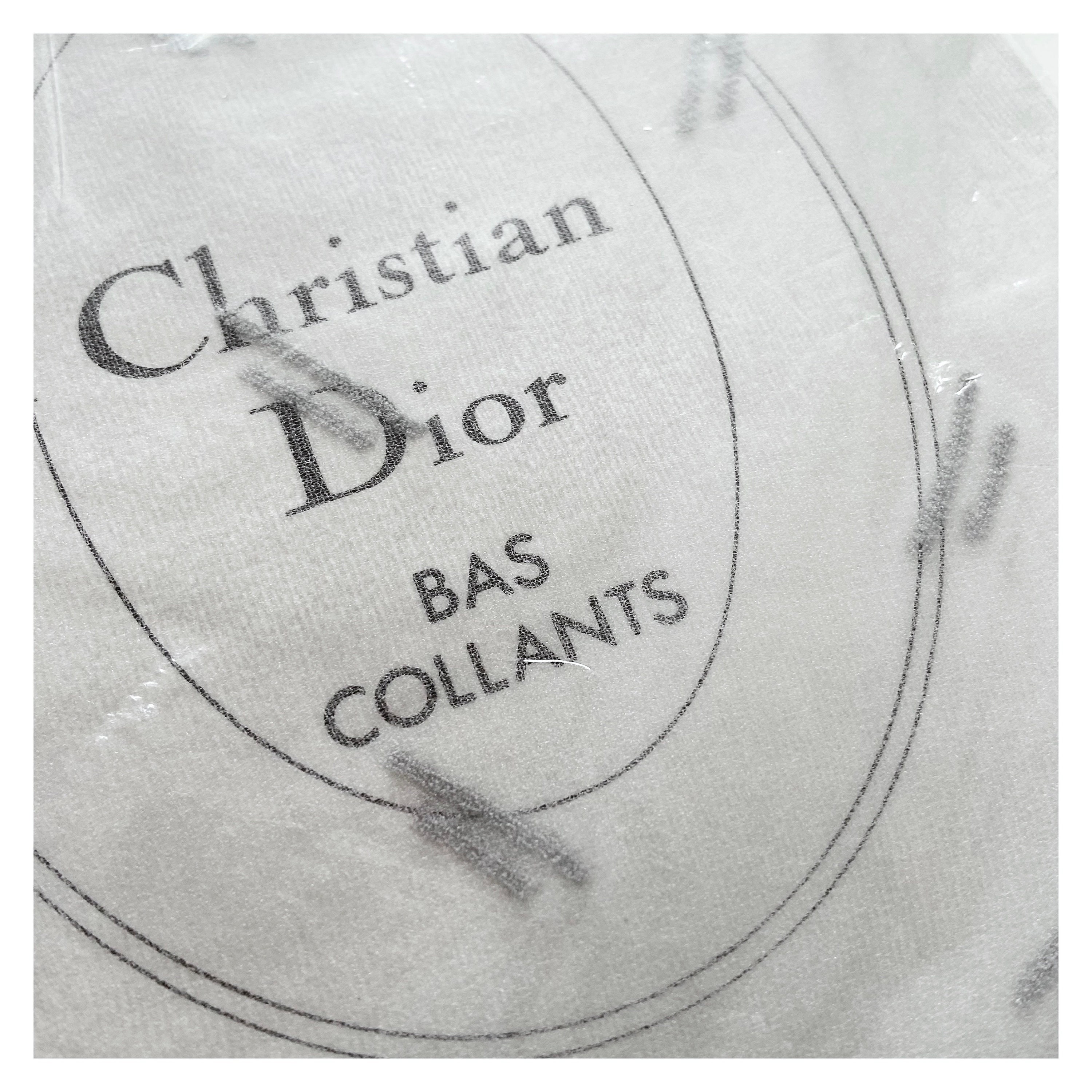 80s Vintage Christian Dior Bas collants Double Dash Silver Stockings. 15 Denier Luxury Stockings. One Size 8.5 11 Etsy Denmark