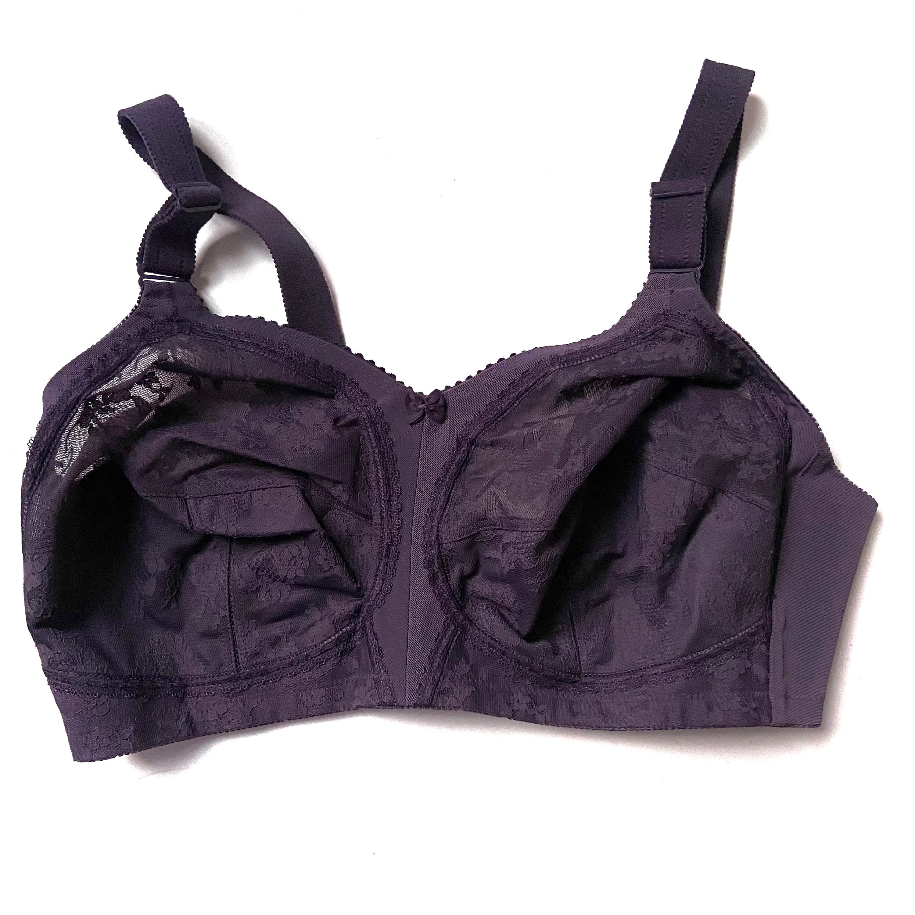 Sujetador Doreen morado estilo vintage de Triumph. Sujetador de copa completa berenjena de estilo retro. 40E 90F Etsy Espana